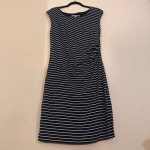 Striped shift dress